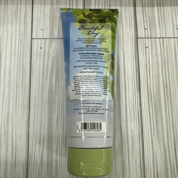 Bath and Body Works Beautiful Day 24 HR Ultra Shea Body Cream 8 oz - Picture 4 of 7